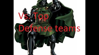 Marvel Avengers Alliance PvP DrDoom vs Top defense teams [upl. by Rusert]