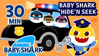 FREEZE Catch the Thief Shark Family  Compilation  Baby Shark Story  Baby Shark Official [upl. by Neom]