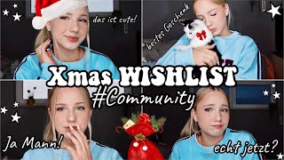 COMMUNITY Xmas WISHLIST 🎄EURE WEIHNACHTSWÜNSCHE  meine INSPO 🎅🏻 HEY ISI [upl. by Cinemod]