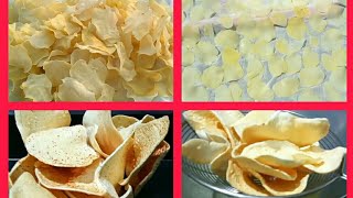 Home made potato chips  Home made Potato wefers  How to make potato wafers at home Homecookfoodie [upl. by Marchall92]