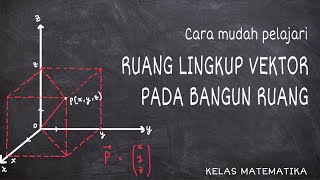 VEKTOR  Matematika Peminatan Kelas X  Ruang Lingkup Vektor pada Bangun Ruang [upl. by Goulder923]