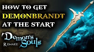 Demons Souls PS5  Get Demonbrandt Sword At Start Game Guides [upl. by Pelagias]