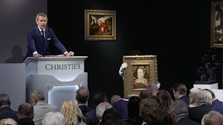 Auction Highlight  Bidding at Christies  Portrait of Queen Elizabeth I [upl. by Mccarthy969]