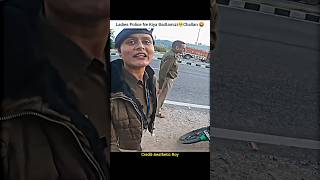 Police vs Bikers😨Without Reason Challan kar diya🤬shorts bike rider police policevsbiker jammu [upl. by Ruyle]