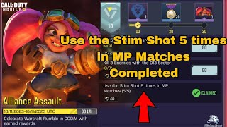 Use the Stim Shot 5 times in MP Matches Cod Mobile [upl. by Duarte]