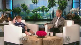 quotApparently Kidquot Noah Ritter Makes Third Appearance on Ellen Show  2014 [upl. by Yahsan828]