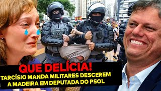 AGORA Militares descem a madeira em deputada do PSOL Tarcísio não perdoou e botou pra torar [upl. by Belshin]