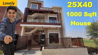 1000 sqft House Design  25 by 40 house design  1000 sqft home design  25x40 House Design [upl. by Eluj177]