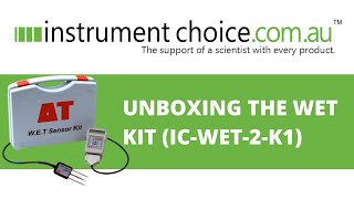 Unboxing the WET Kit ICWET2K1 [upl. by Alyag]