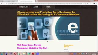 Characterizing and Predicting Early Reviewers for Effective Product Marketing on E Commerce Websites [upl. by Shulem846]