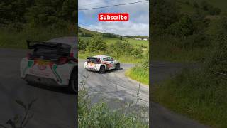 Toyota Yaris Rally 2 Castrol Meirion Evans Donegal Rally 2024 rally toyota rallye yaris wrc [upl. by Claudine]