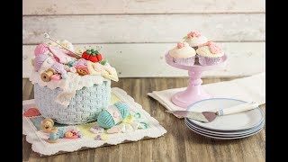 Karen Davies Sugarcraft Cake Decorating Moulds  Rustic Basket Weave  How To  Tutorial [upl. by Rimhsak]