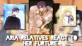 Aria Roscente relatives react to her future¦THE VILLAINESS REVERSES THE HOURGLASS¦GCHA REACT [upl. by Vina]