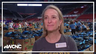 Tepper Foundation holds 3rd annual backpack build [upl. by Metts]