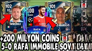 RAFA İMMOBİLE TARİHİ GOLLER TAM 200 MİLYON COINS 2425 BEŞİKTAŞ KADROSU FC MOBILE [upl. by Eppie]