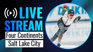 LIVE  Four Continents session  Salt Lake City 2024  SpeedSkating [upl. by Hiasi]