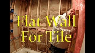 How to get flat walls for your tile [upl. by Ekim]