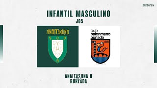 IM  LIGA  1ª FASE  J05  Anaitasuna B vs CB Burlada 20242025 [upl. by Anirtak]