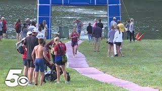 10th Ozark Valley Triathlon held in Fayetteville [upl. by Magdaia]