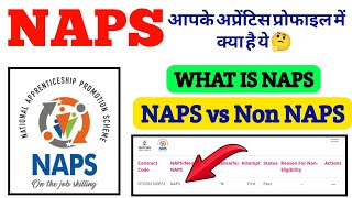 NAPS vs NonNAPS Kya Hai  Apprenticeship NAPS Ful Detail  NAPS Information  ApprenticeITIAITT [upl. by Nirroc423]