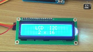 LCD Display 2x16 Blue with I²CTWI Interface [upl. by Notna912]