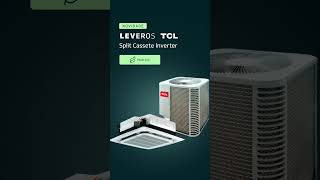 NA LEVEROS VOCÊ ENCONTRA O SPLIT CASSETE INVERTER TCL IDEAL PARA GRANDES AMBIENTES [upl. by Maite]