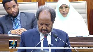 Madaxweyne Xasan Sheekh”Cid awood u leh cad kamid ah Soomaaliya inay bixiso majirto” [upl. by Crotty59]