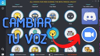 CAMBIAR LA VOZ EN DISCORD Y ZOOM  MODULADOR DE VOZ 2024 [upl. by Sulrac156]