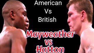 Mayweather Vs Hatton Full Highlights [upl. by Ffirahs]