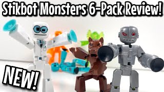 SCIENTIST STIKBOT Stikbot Monsters 6 Pack Unboxing amp Review [upl. by Nathanson]