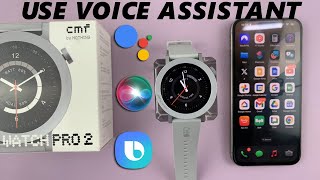 How To Use Voice Assistant On CMF By Nothing Watch Pro 2 [upl. by Boynton]