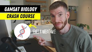 GAMSAT Biology Crash Course 1  Genes amp Inheritance Patterns  Section 3 For NSBs [upl. by Eybba]