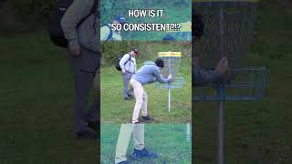 IT GOES THROUGH THE BASKET EVERY TIME 😱 discgolf trickshot frisbeegolf dga blowfly [upl. by Bolten660]