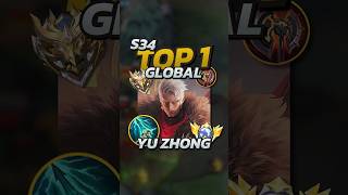 The Top 1 Global Yu Zhong Builds Sky Piercer Mobile Legends mobilelegends mlbb gaming [upl. by Britney]