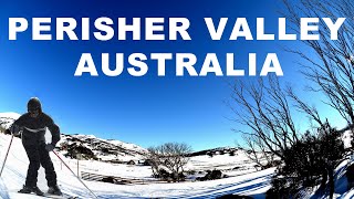 Perisher valley Australia  Snowy mountains  Australian Alps 4K [upl. by Naejarual]