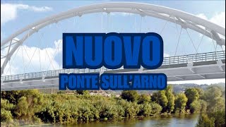 Nuovo ponte sull’Arno consegnati i lavori [upl. by Latsyrhc]