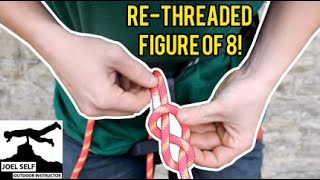 How to Tie a Rethreaded Figure of 8 [upl. by Divadnoj]