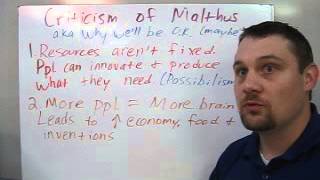 AP Human Geo  Overpopulation amp Malthus [upl. by Egide]