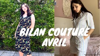 Bilan couture Avril  3 [upl. by Batista]