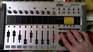 Zoom R24 Part 6b  Drum Patterns amp Loops [upl. by Velda]