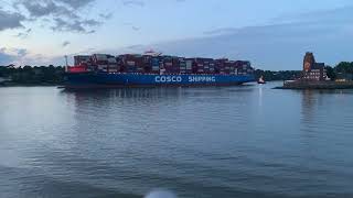 COSCO SHIPPING TAURUS in Hamburg  Misimi Photography [upl. by Allertse]