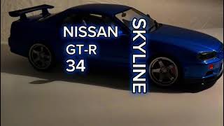 Solido Nissan Skyline R34 GTR 118 Diecast Model [upl. by Htebarual]