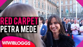 Petra Mede  Eurovision 2016 red carpet  wiwibloggs [upl. by Aenyl]