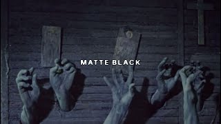 UICIDEBOY  MATTE BLACK Lyric Video [upl. by Hpseoj]