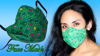 👍MASCARILLA DE TELA 3D TALLAS SML MUY RESPIRABLE COMODA Y ESPACIOSA🌹😷 [upl. by Dina]