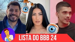 🚨Vazou POSSÍVEL LISTA DO BBB 24 CAMAROTE BBB Nomes CONFIRMADOS [upl. by Mensch]