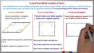 CLASIFICACIÓN DE CUADRILÁTEROS [upl. by Wier]