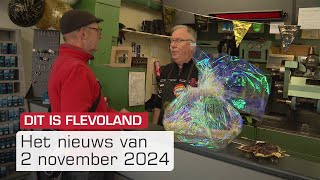 Dit is Flevoland van zaterdag 2 november 2024  Omroep Flevoland [upl. by Nuhs581]