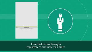 How to repressurise your ecoTEC exclusive boiler  Vaillant [upl. by Atte]