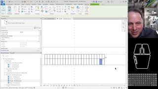 5minute Massing Model with Storefront and Doors in Revit 2024 [upl. by Aihsiyt362]